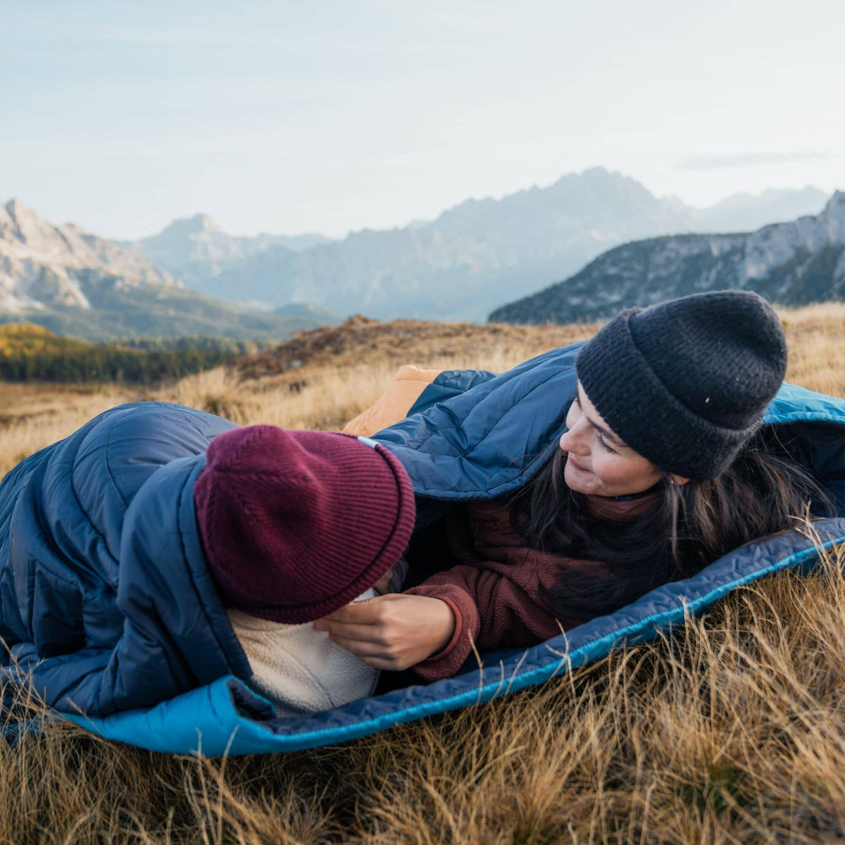 Voited Slumber Zip Sack Blanket - Blue Steel / Graphite Blankets VOITED EU 