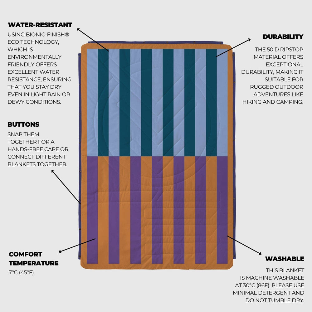 VOITED CloudTouch® Indoor/Outdoor Camping Blanket - Poolside Blankets VOITED 