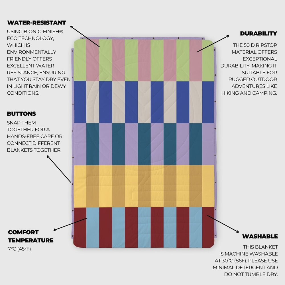 VOITED CloudTouch® Indoor/Outdoor Camping Blanket - Terra Blankets VOITED 