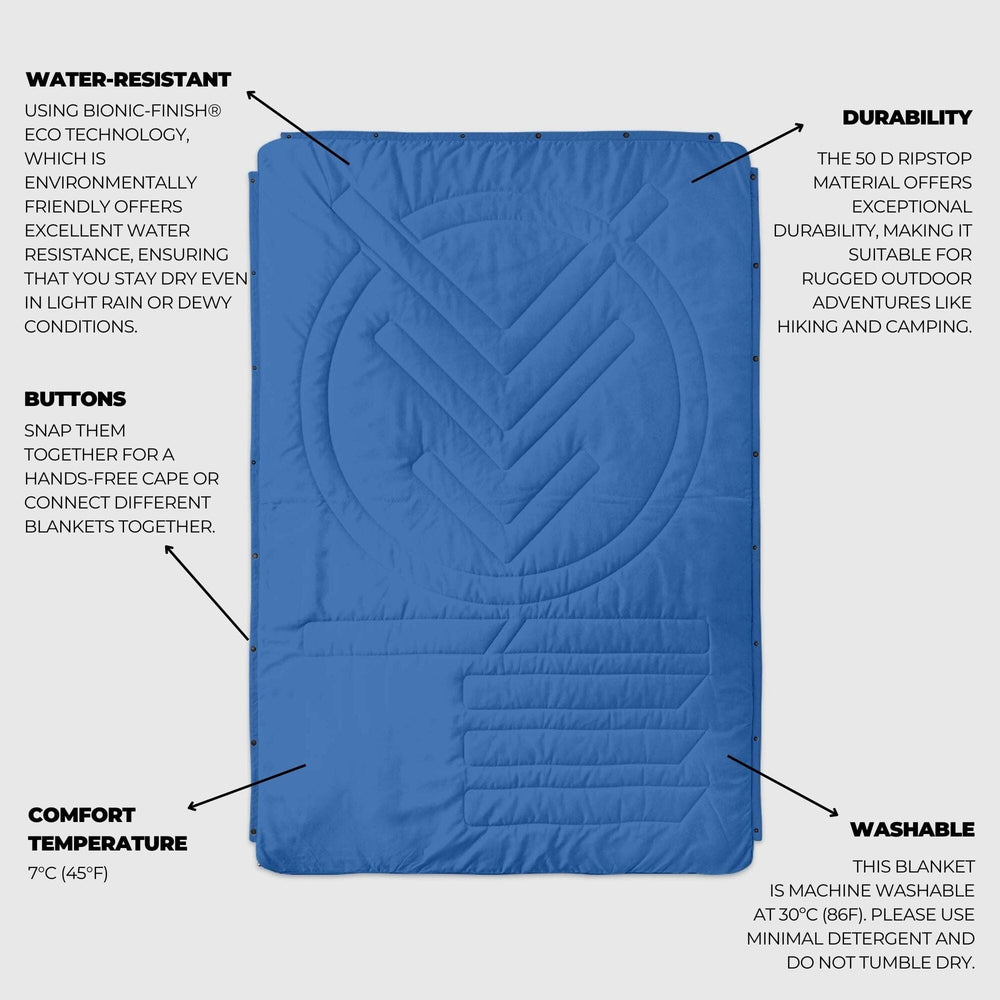 VOITED CloudTouch® Indoor/Outdoor Camping Blanket - Waterfall Blankets VOITED 