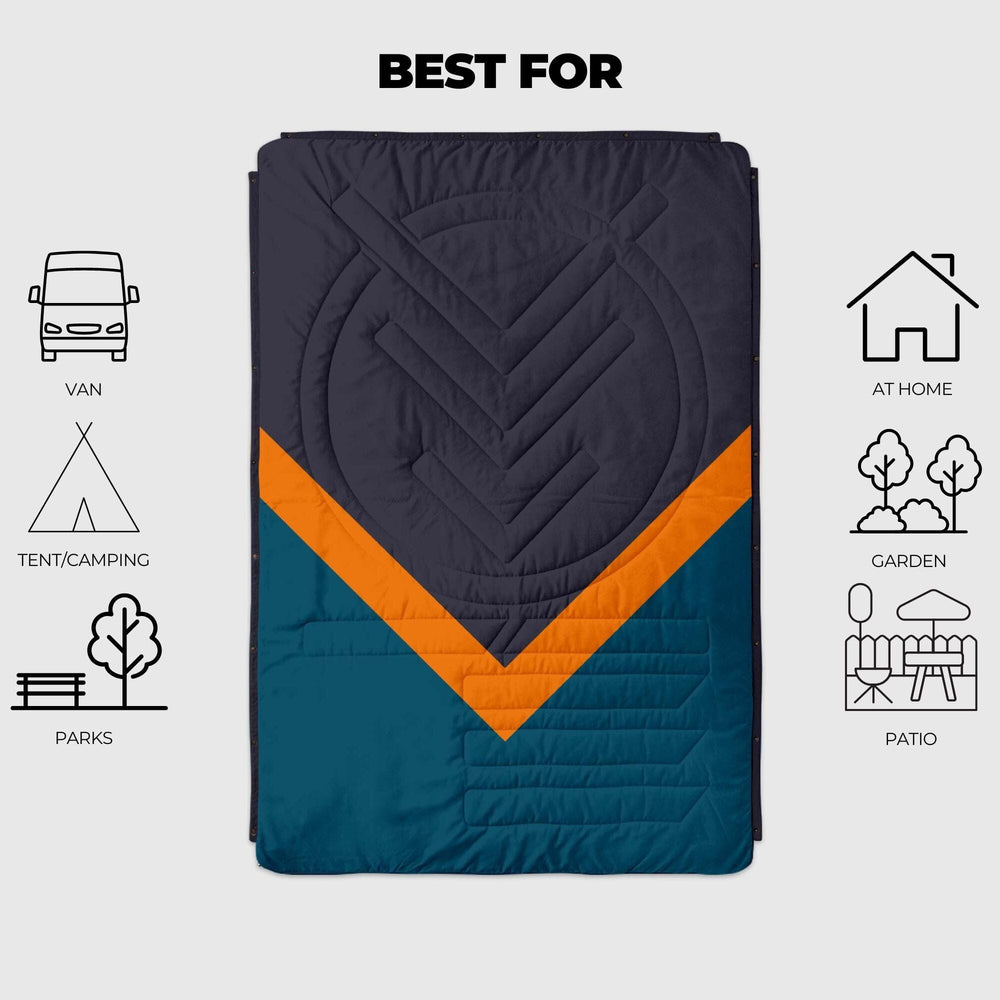 VOITED Fleece Outdoor Camping Blanket - Down Under Blankets VOITED 