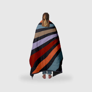 VOITED Fleece Outdoor Camping Blanket - Beams Blankets VOITED 