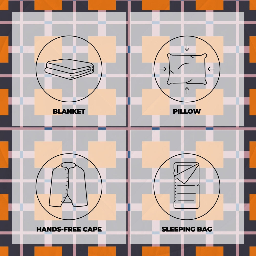 VOITED Fleece Outdoor Camping Blanket - Mellow Magic Blankets VOITED 