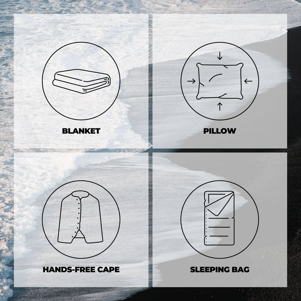 VOITED Fleece Outdoor Camping Blanket - Otherwild Blankets VOITED 