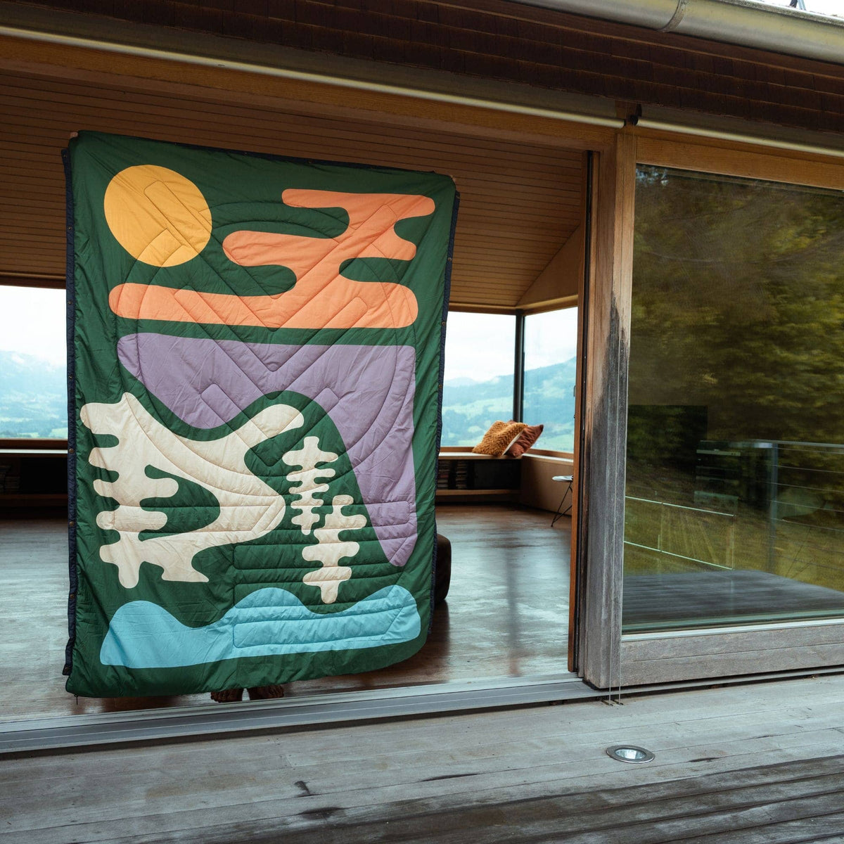 VOITED Mini Traveler Cream Indoor / Outdoor Camping Blanket - Trailbound Blankets VOITED 