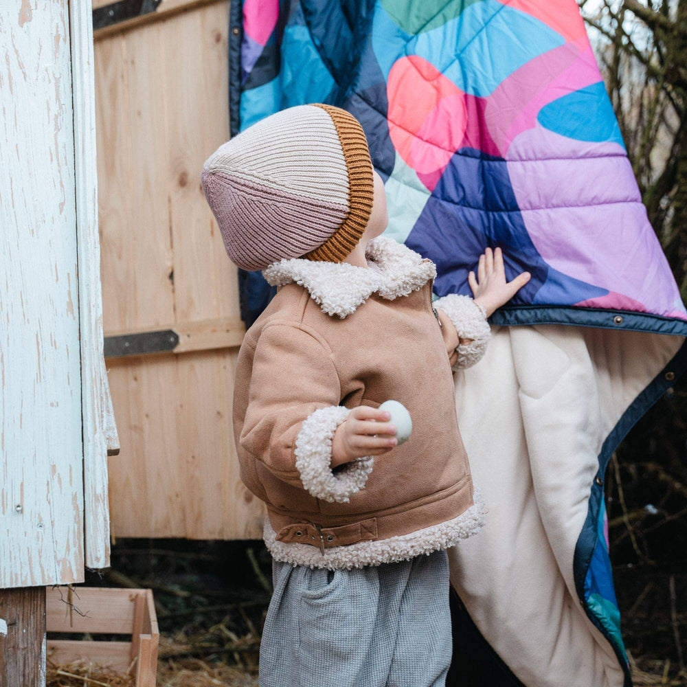 VOITED Mini Traveler Cream Indoor / Outdoor Camping Blanket - Beyond Real Blankets VOITED 