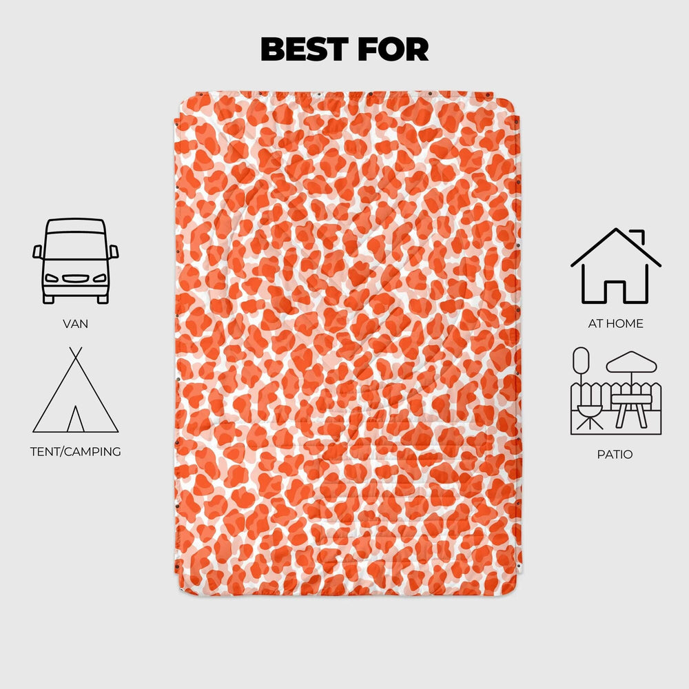 VOITED Mini Traveler Cream Indoor / Outdoor Camping Blanket - Little Leo Blankets VOITED 