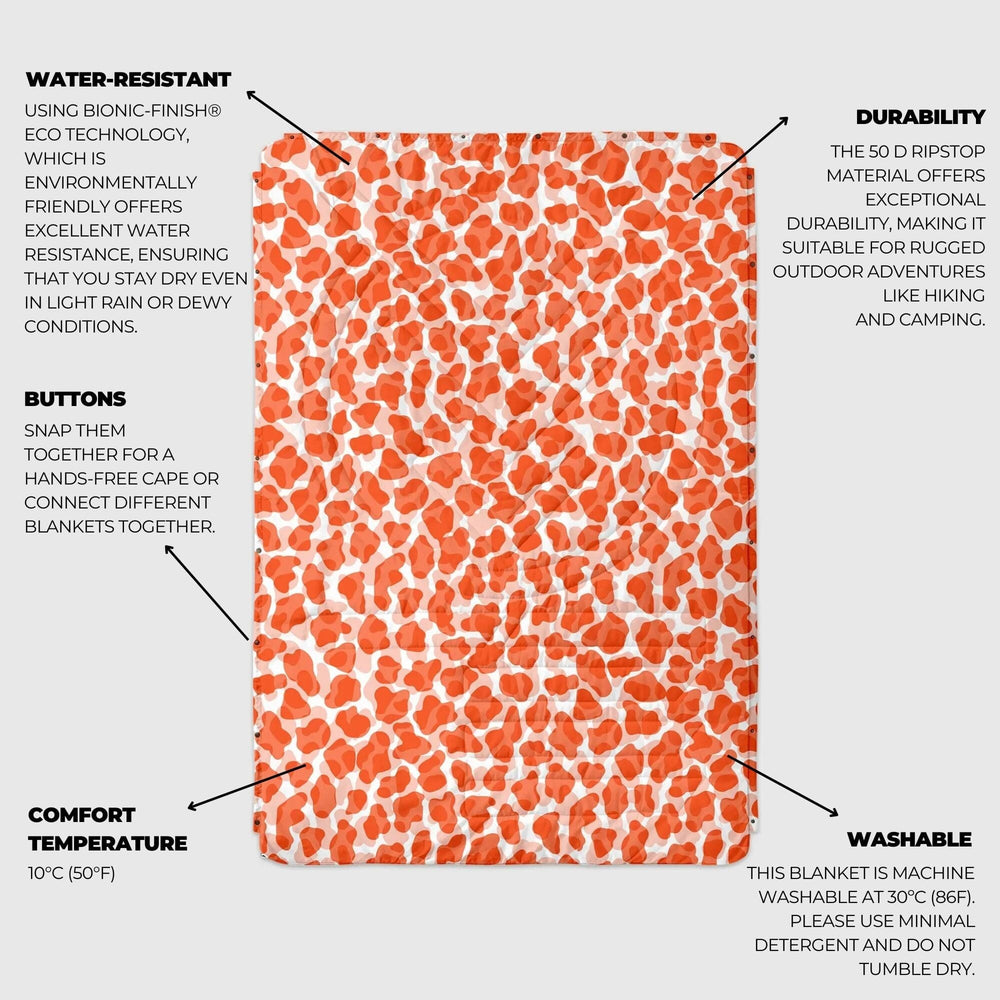 VOITED Mini Traveler Cream Indoor / Outdoor Camping Blanket - Little Leo Blankets VOITED 