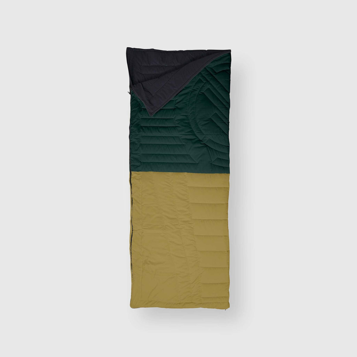 VOITED Slumber Zip Sack Blanket - Green Gabels / Dusty Sand Blankets VOITED EU 