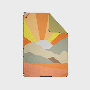 VOITED Compact Picnic & Beach Blanket - Sunscape / Dusty Sand Blankets VOITED 