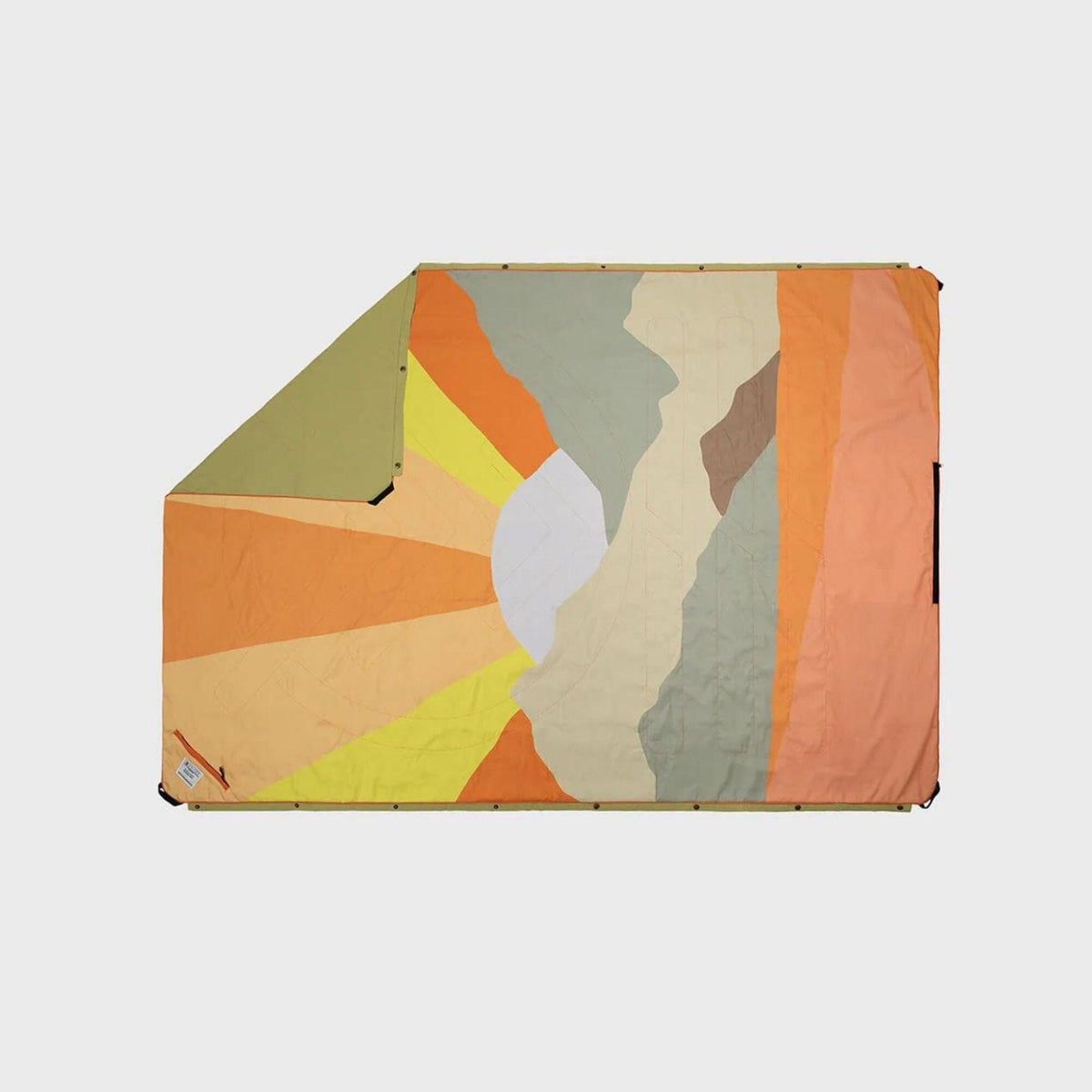 VOITED Compact Picnic & Beach Blanket - Sunscape / Dusty Sand Blankets VOITED 