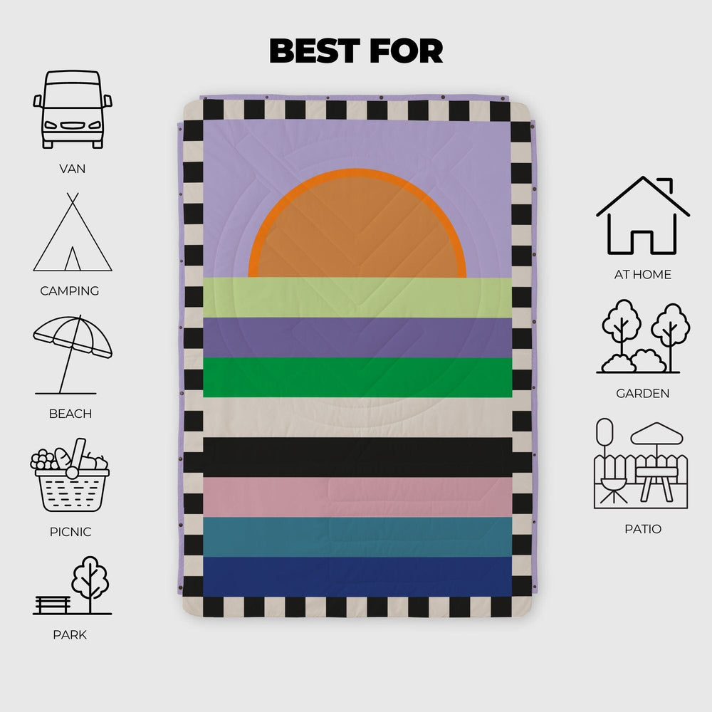 VOITED Recycled Ripstop Outdoor Camping Blanket - Easy Sundaze Blankets VOITED 
