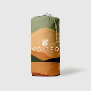 VOITED Recycled Ripstop Outdoor Camping Blanket - Jasper / Tree Green Blankets VOITED 