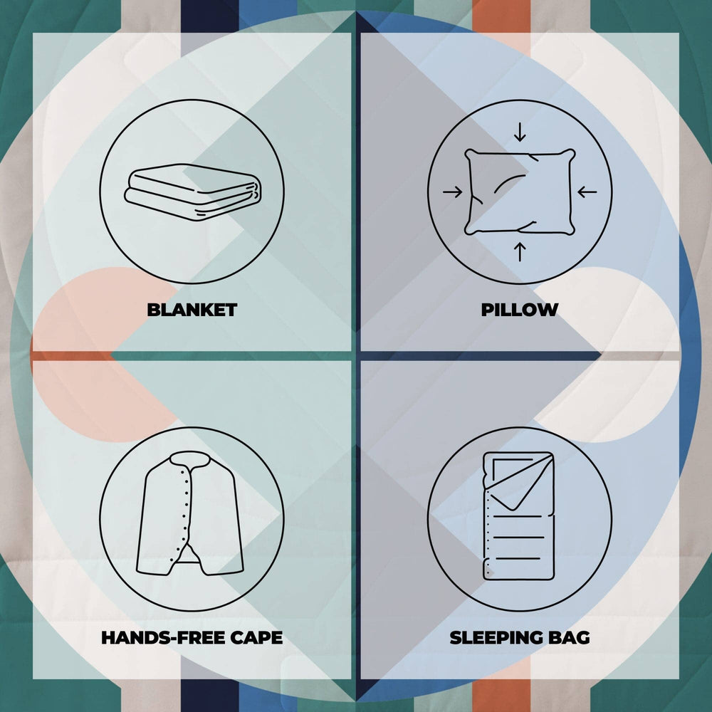 VOITED Recycled Ripstop Outdoor Camping Blanket - Luna Creek Blankets VOITED 