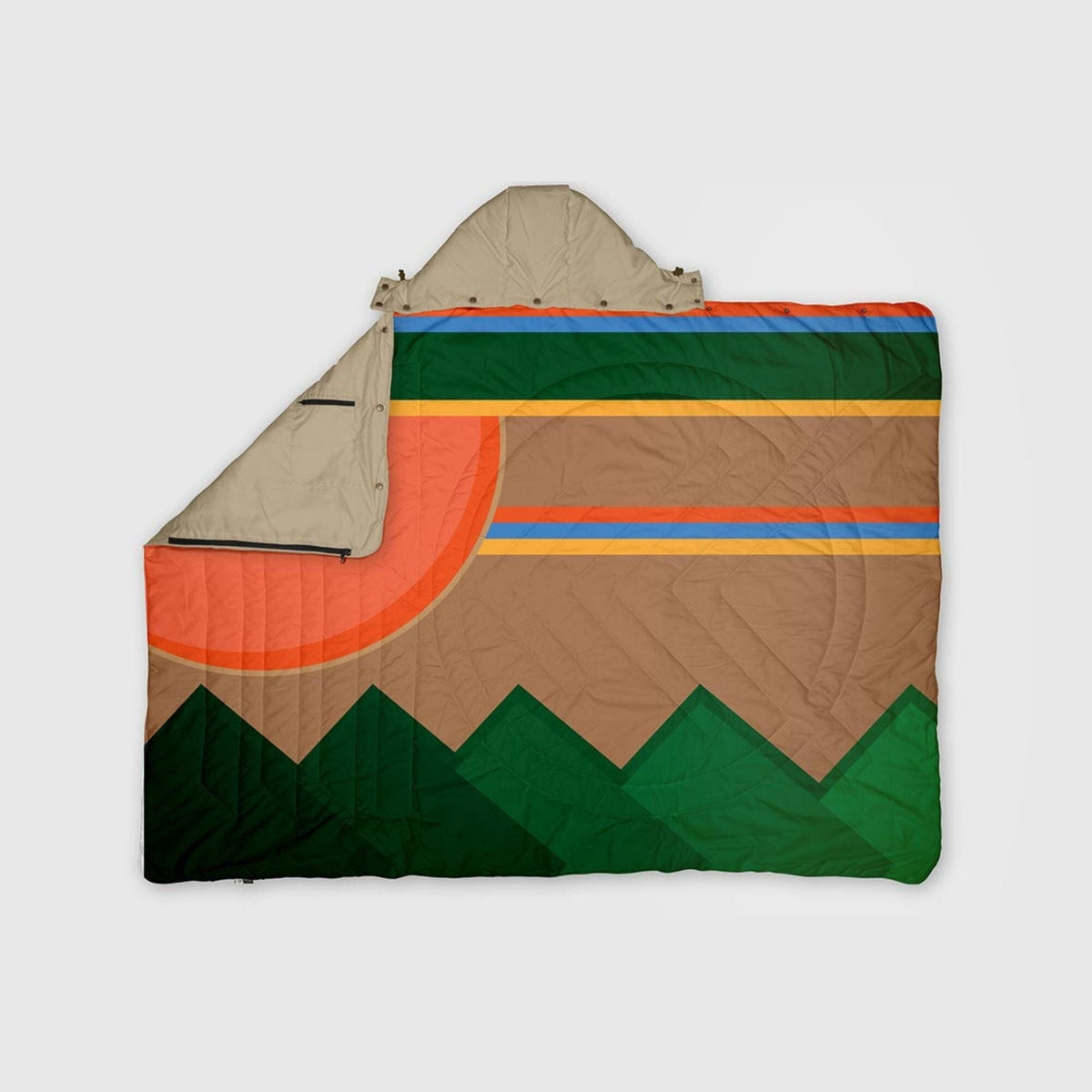 VOITED Recycled Ripstop Travel Blanket - Harvest Moon Blankets VOITED 