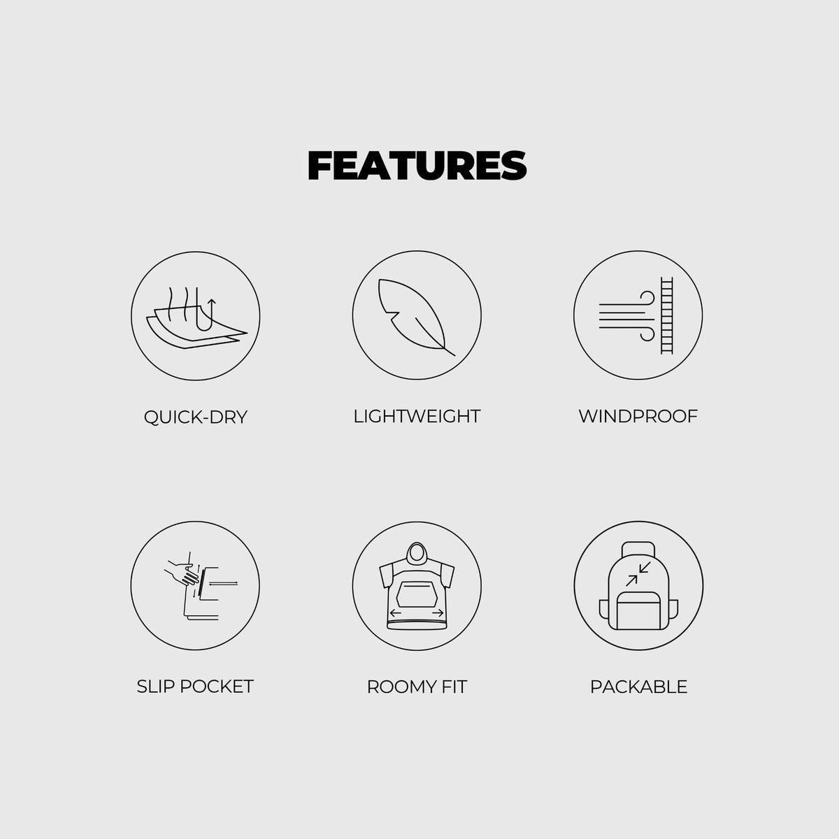 VOITED Micro Fleece Poncho - Cheeckers Changewear VOITED 