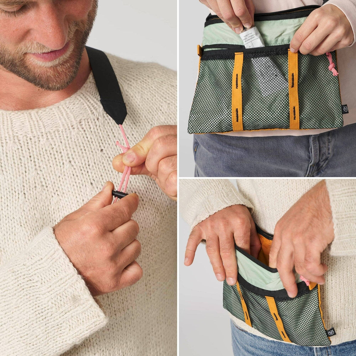 VOITED Essentials Shoulder Bag - Sundial/Cameo Green Accessories VOITED 