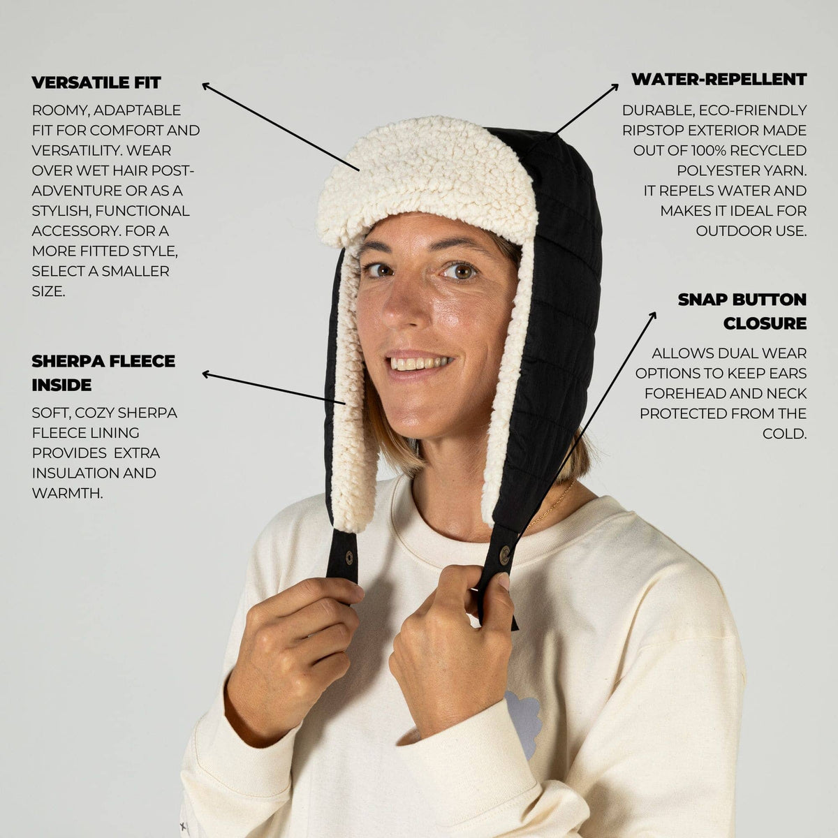 VOITED Hat In The Clouds - Black Accessories VOITED 