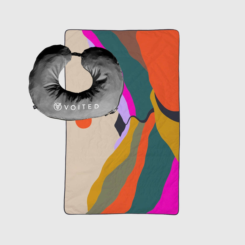 VOITED NeckPack™ Travel PillowBlanket™ - Mystic Ridge Blankets VOITED 