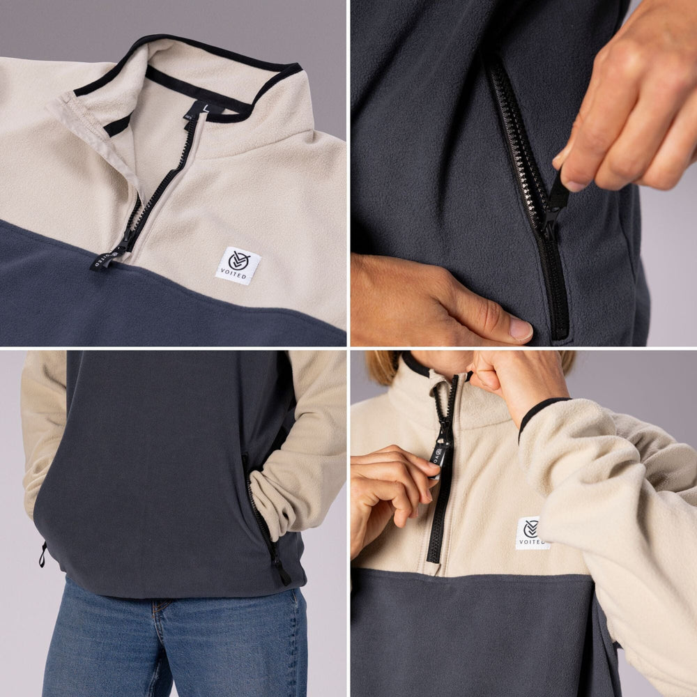 VOITED Polar Fleece Half Zip Apparel VOITED 