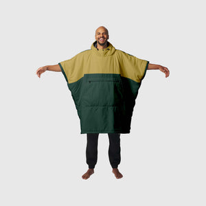 VOITED Trooper Outdoor Premium Poncho-Blanket - Green Gabels / Dusty Sand Blankets VOITED EU 