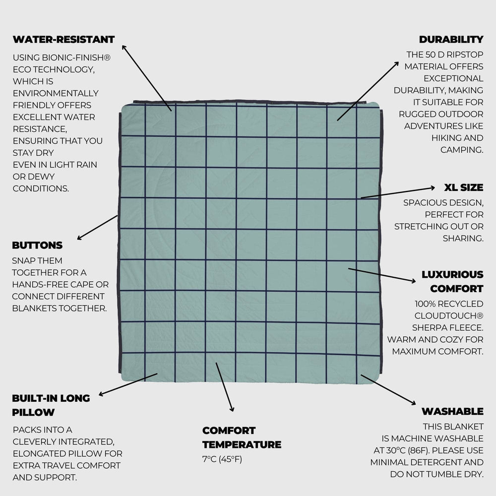 VOITED Queen CloudTouch® Indoor/Outdoor Camping Blanket - Pool Blankets VOITED 
