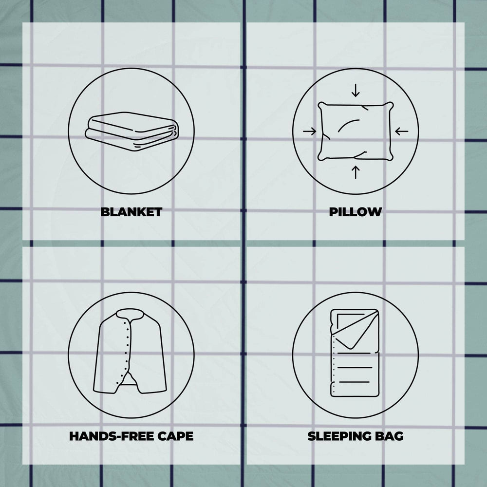 VOITED Queen CloudTouch® Indoor/Outdoor Camping Blanket - Pool Blankets VOITED 