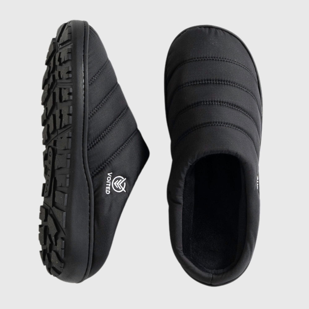 VOITED Soul Slipper - Lightweight, Indoor/Outdoor Camping Slippers - Black Footwear VOITED 