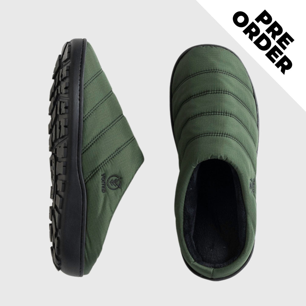 VOITED Soul Slipper - Lightweight, Indoor/Outdoor Camping Slippers - Tree Green Footwear VOITED 