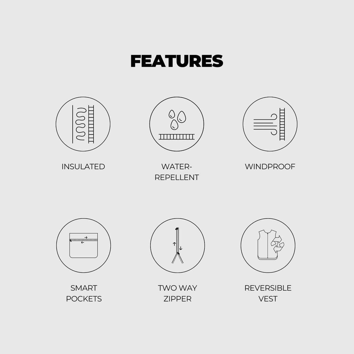 VOITED 3-in-1 Wearever Jacket Jacket VOITED 