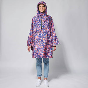 VOITED Rain Poncho - Water-Resistant & Packable - Confetti Rainwear VOITED 