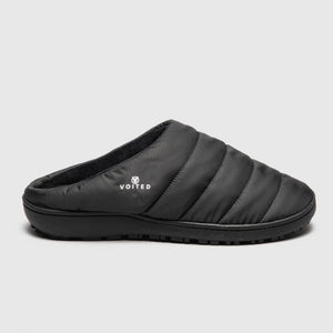 VOITED Soul Slipper - Lightweight, Indoor/Outdoor Camping Slippers - Black